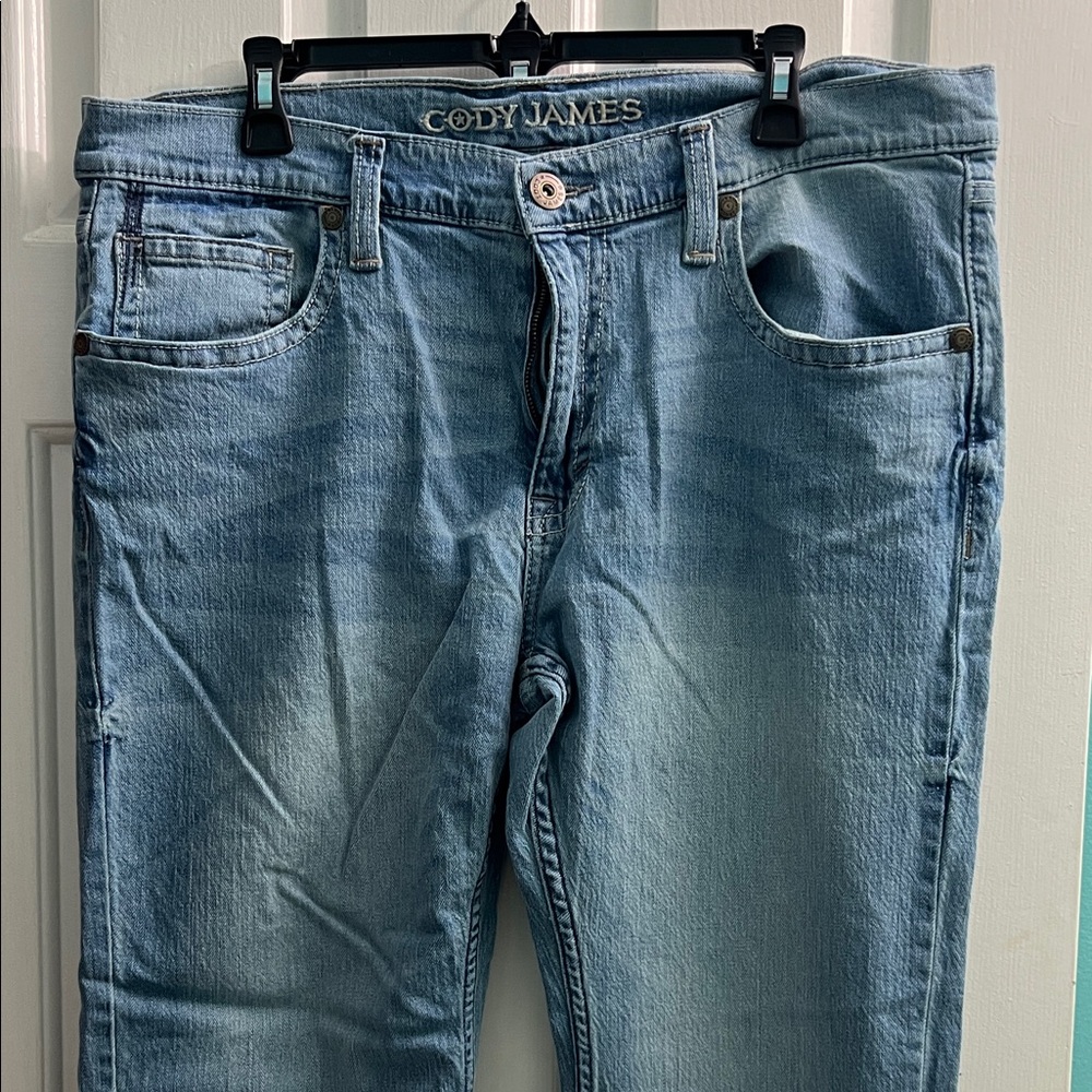 Cody James Men's Light Blue Slim Jeans